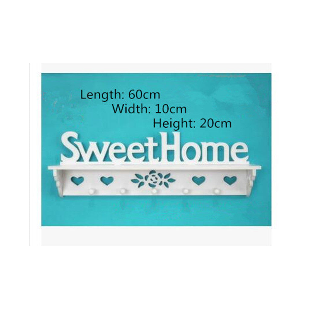 Creative Rack Storage Rack Living Room Wall without Hole Wall Hanging Hat Rack - Mega Save Wholesale & Retail