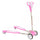 Four Wheel Frog style Scooter Kids Toy cars Double Footboard Mobility Scooter     pink - Mega Save Wholesale & Retail - 1