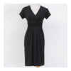 Slim Wrapped Dress V-necked for Pregnant Woman    black   S - Mega Save Wholesale & Retail
