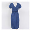Slim Wrapped Dress V-necked for Pregnant Woman    navy   S - Mega Save Wholesale & Retail