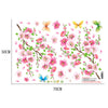 Peach Flower Wallpaper Wall Sticker Removeable - Mega Save Wholesale & Retail - 2