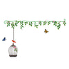 Wallpaper Wall Sticker Flower Green Leaf Bird Cage - Mega Save Wholesale & Retail - 1