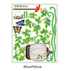 Wallpaper Wall Sticker Flower Green Leaf Bird Cage - Mega Save Wholesale & Retail - 2