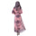 Muslim Robe Plus Size Long Sleeve Dress Summer   pink - Mega Save Wholesale & Retail - 3