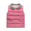 Woman Down Coat Vest Thick Waistcoat Children Garments   pink   100cm - Mega Save Wholesale & Retail - 1