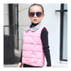 Woman Down Coat Vest Thick Waistcoat Children Garments   pink   100cm - Mega Save Wholesale & Retail - 2