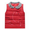 Woman Down Coat Vest Thick Waistcoat Children Garments   red    100cm - Mega Save Wholesale & Retail - 1