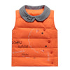 Woman Down Coat Vest Thick Waistcoat Children Garments   orange    100cm - Mega Save Wholesale & Retail - 1