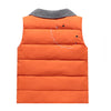 Woman Down Coat Vest Thick Waistcoat Children Garments   orange    100cm - Mega Save Wholesale & Retail - 3