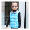 Woman Down Coat Vest Thick Waistcoat Children Garments   blue    100cm - Mega Save Wholesale & Retail - 2