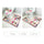 Toilet Seat Carpet 3pcs Set Coral Fleece Ground Mat bronze tower - Mega Save Wholesale & Retail - 2