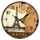 Hang Wall Clock Wooden Sildent Quartz  iron - Mega Save Wholesale & Retail
