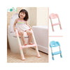 Foldable Kids Children Babies Toddlers Toilet Potty Trainer Seat With Ladder Kit   pink - Mega Save Wholesale & Retail - 5