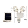 22 LED Adjustable Dual Solar Powered Garage Motion Sensor Security Flood Light    white - Mega Save Wholesale & Retail - 4