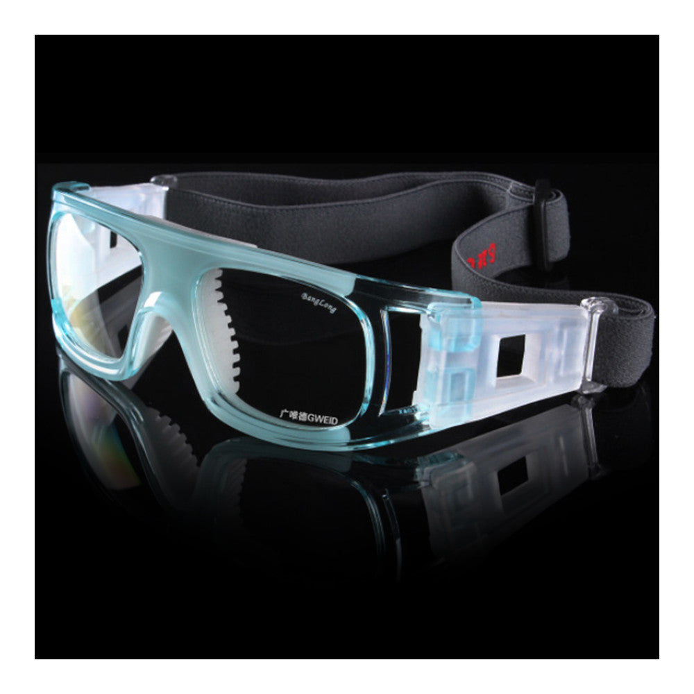 XA012 Sports Glasses Googles Basketball    transparent light blue/white - Mega Save Wholesale & Retail - 2