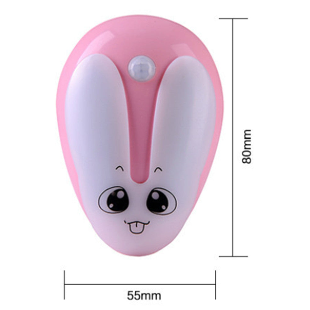 Rabbit USB Motion Light+Voice Controlled LED Desk Table Lamp     pink sound control - Mega Save Wholesale & Retail - 4