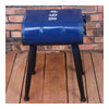 Vintage Oil Bucket Iron Stool Bar Cafes Chair   blue - Mega Save Wholesale & Retail - 1