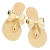 Bowknot Flip Flops Slippers Jelly Shoes Beach   apricot - Mega Save Wholesale & Retail