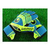 Colorful Non-slip Goalkeeper Gloves Roll Finger   blue yellow   8 - Mega Save Wholesale & Retail - 1