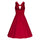 Hepburn Style Dress Plus Size Halt Sleeveless   red    S - Mega Save Wholesale & Retail - 2