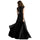 Lace Long Dress Sleeveless Hollow Backless Chiffon   black   S - Mega Save Wholesale & Retail - 2