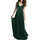 Lace Long Dress Sleeveless Hollow Backless Chiffon  green    S - Mega Save Wholesale & Retail - 1