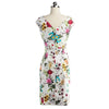 Summer Printing Sexy Dress Sleeveless V Neck   S - Mega Save Wholesale & Retail - 2