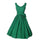 Vintage Hepburn Style Belt Solid Color Dress   green    S - Mega Save Wholesale & Retail - 1