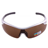 XQ-334 Polarized Driving Glasses Fishing Riding    bright silver/tea glasses - Mega Save Wholesale & Retail - 1