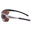 XQ-334 Polarized Driving Glasses Fishing Riding    bright silver/tea glasses - Mega Save Wholesale & Retail - 3