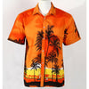Hot LARGE SIZE Men Aloha Shirt Cruise Tropical Luau Beach Hawaiian Party Palm Sunset red  plus fat version - Mega Save Wholesale & Retail