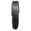 Horsetail Wig Lace-up Straight Hair    natural black 137-2#