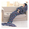 Mermaid Blanket Dark Blue Stripe Throw Gift Girl   small - Mega Save Wholesale & Retail - 3