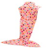 Mermaid Blanket Pink Dot Throw Gift Girl   big - Mega Save Wholesale & Retail - 1