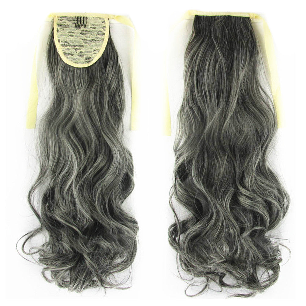 Wig Horsetail Lace-up Long Curled Hair    M4/613# - Mega Save Wholesale & Retail