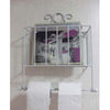 Magazine Rack with Tissue Holder Iron Art  White - Mega Save Wholesale & Retail - 2