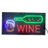 Wine Neon Lights LED Animated Customers Attractive Sign   110V - Mega Save Wholesale & Retail - 1