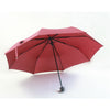 Pure Colour Folding Umbrella Compact Light weight Anti-UV Rain Sun Umbrella Black - Mega Save Wholesale & Retail - 14