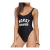 Bikini Set Letters Printing Women¡¯s Swimwear Swimsuit   black WORST  S - Mega Save Wholesale & Retail - 1