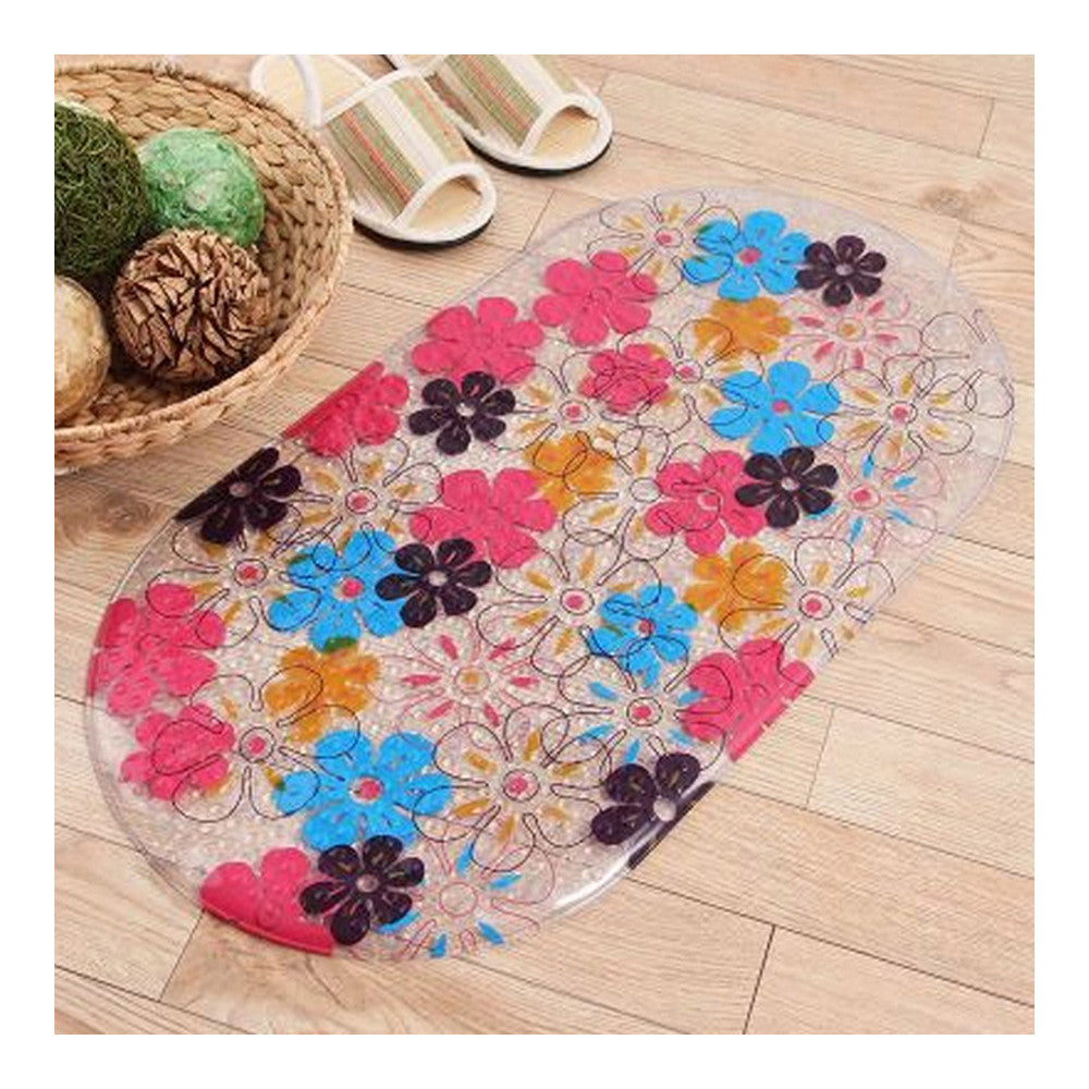Simple Colorful Stone Carpet Ground Floor Foot Mat five color flower - Mega Save Wholesale & Retail - 1