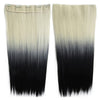 Anime Cosplay Wig Gradient Ramp 5 Cards Hair Extension   613TBlack# - Mega Save Wholesale & Retail