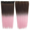 Anime Cosplay Wig Gradient Ramp 5 Cards Hair Extension   8TLight Pink# - Mega Save Wholesale & Retail