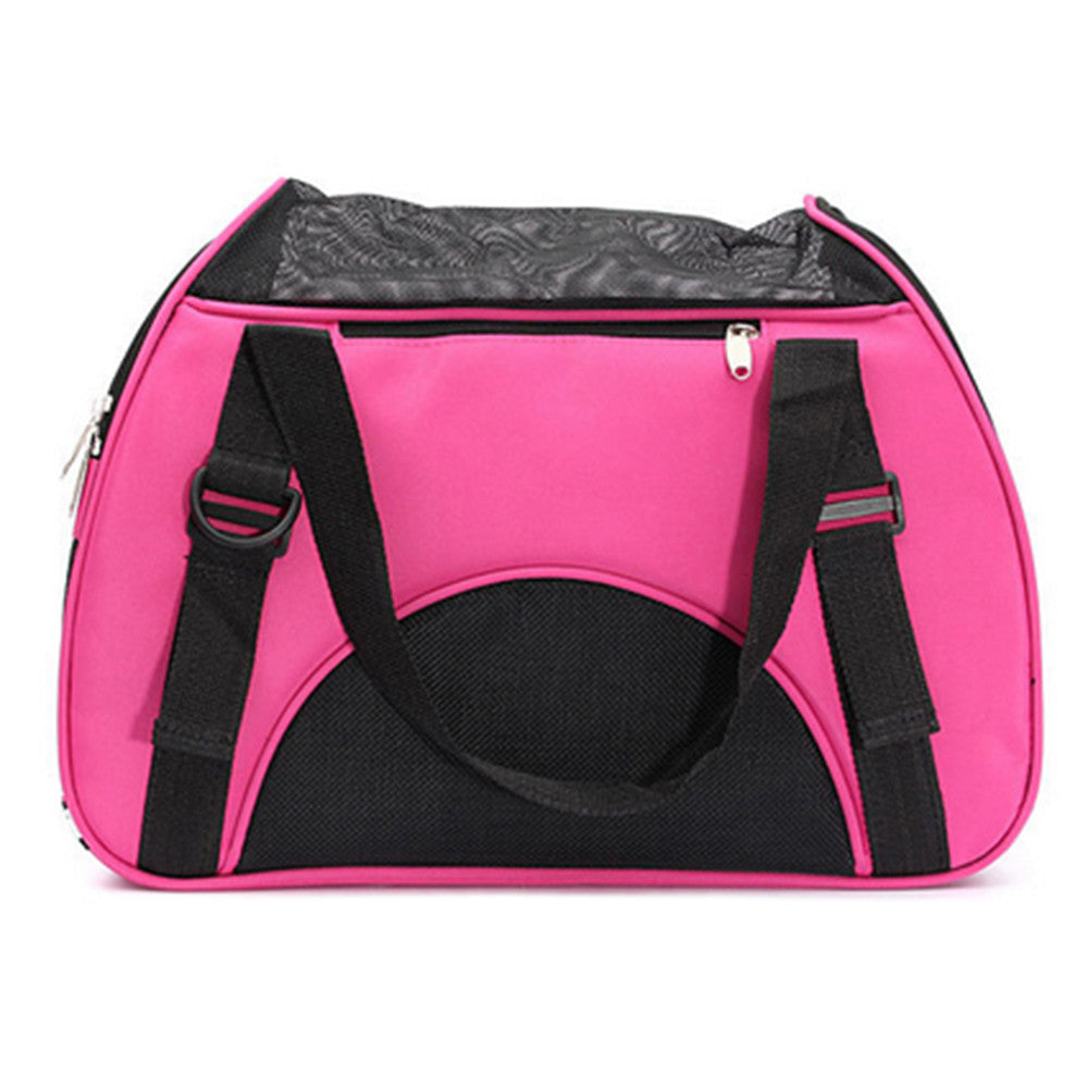 Pet Carry Bag Traveling Pack with Mat    Pink - Mega Save Wholesale & Retail