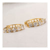 Earrings 18K Gold Galvanized Zircon - Mega Save Wholesale & Retail - 4