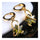 Earrings Five-pointed Star Big Zircon   gold plated green zircon - Mega Save Wholesale & Retail - 2