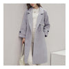 Slim Coat Middle Long Woman Fashionable   grey   S - Mega Save Wholesale & Retail - 1