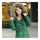 Long Down Coat Plus Size Big Fur Collar Slim Thick    green    S - Mega Save Wholesale & Retail - 3