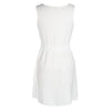 Drawstring Lace-up Dress Hollow Summer   white   S - Mega Save Wholesale & Retail - 2