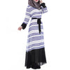 Muslim Chiffon Robe Women Garments Long Dress   sapphire blue - Mega Save Wholesale & Retail - 2