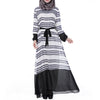 Muslim Chiffon Robe Women Garments Long Dress   navy - Mega Save Wholesale & Retail - 1